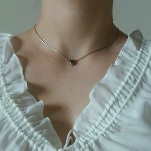 Karibou Triangle Sterling Necklace VTG